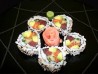 Futomaki : Saumon + thon + avocat + concombre